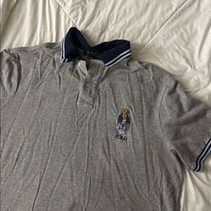 Polo Ralph Lauren Gray Polo shirt large bear